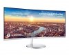 Monitor 34 cale LC34J791WTPXEN VA 3440x1440 Ultra WQHD 21:9 1xHDMI/1xDP/2xThunderbolt 3.0 4 ms (GTG) głośniki zakrzywiony biały 